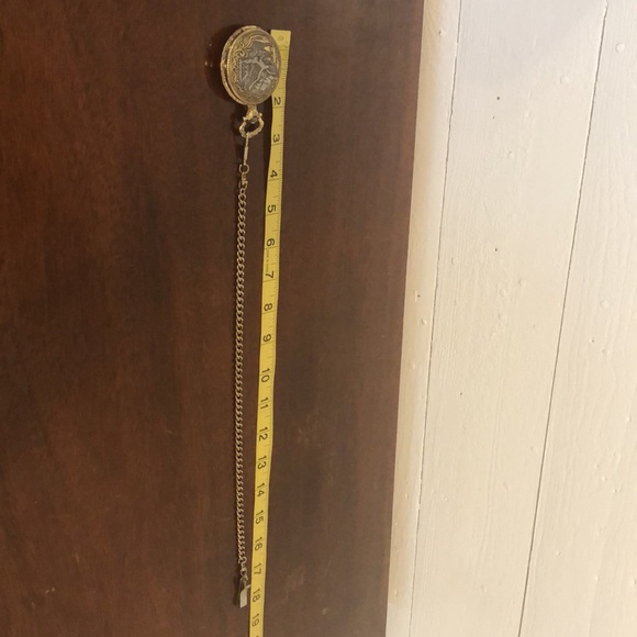 Accessories Vintage Japan Movt Pocket Watch With Eagle Silver And